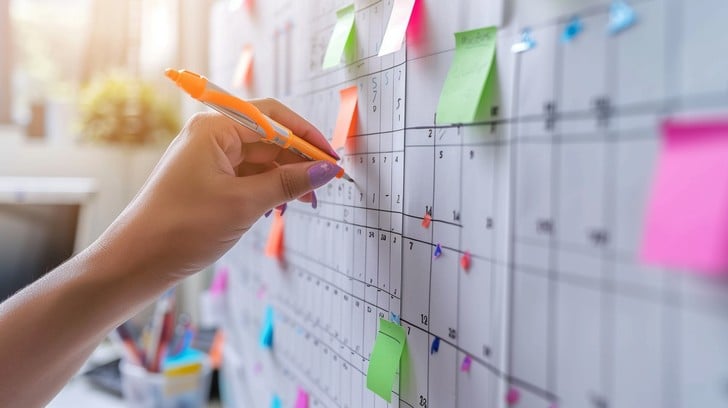 planning-monthly-schedule-stockcake